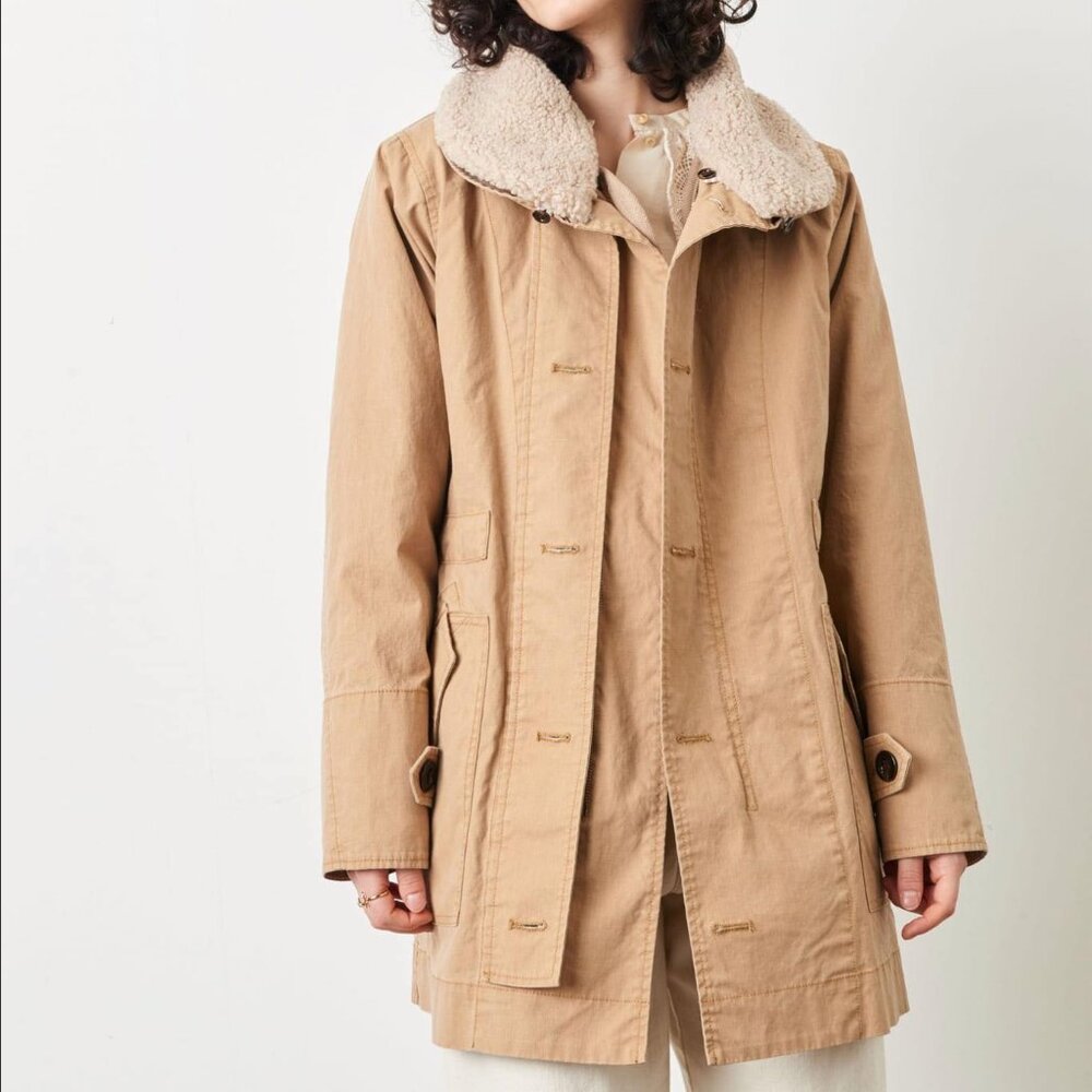 Sessun Kempton Parka in Camel, size XS